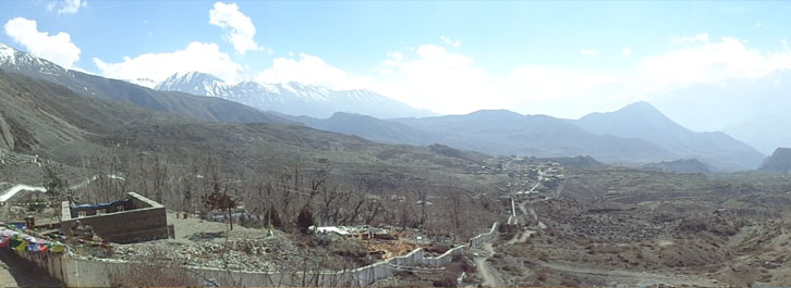View from Muktinath Baazar
